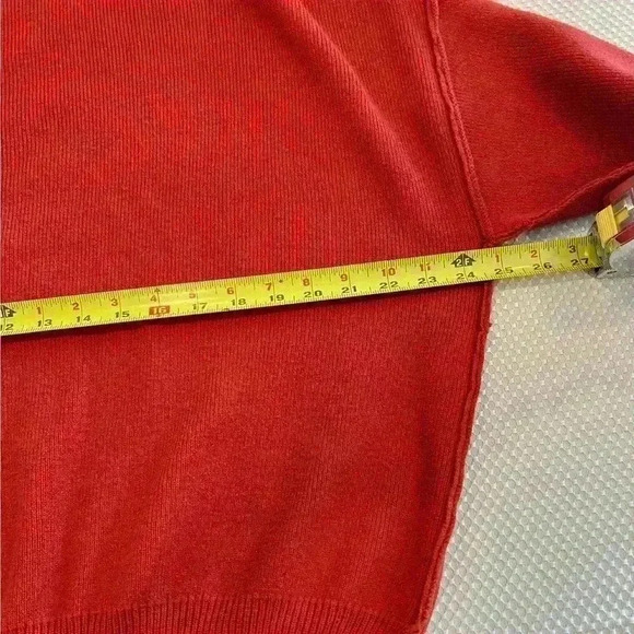 ✨ZESICA Mock TURTLENECK BATWING SLEEVE RIBBED KNIT  Batwing SWEATER Medium - Picture 5 of 9